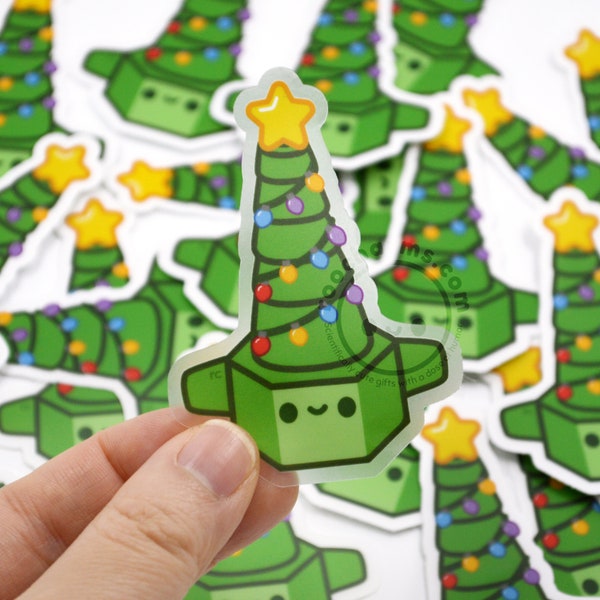 Christmas Tree Connector Waterproof Sticker for Nurses, Nursing Students, Healthcare Respiratory Therapist, RT Medical Student Doctor, PA NP