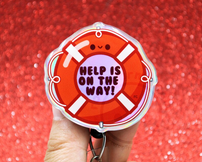 Help is on the Way Float Pool Badge Reel, Retractable ID Lanyard ...