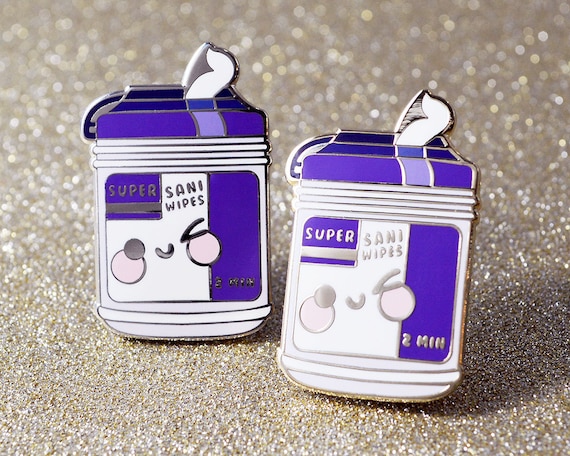 Purple Wipe Enamel Pin Nurse Enamel Pin Doctor Enamel Pin | Etsy