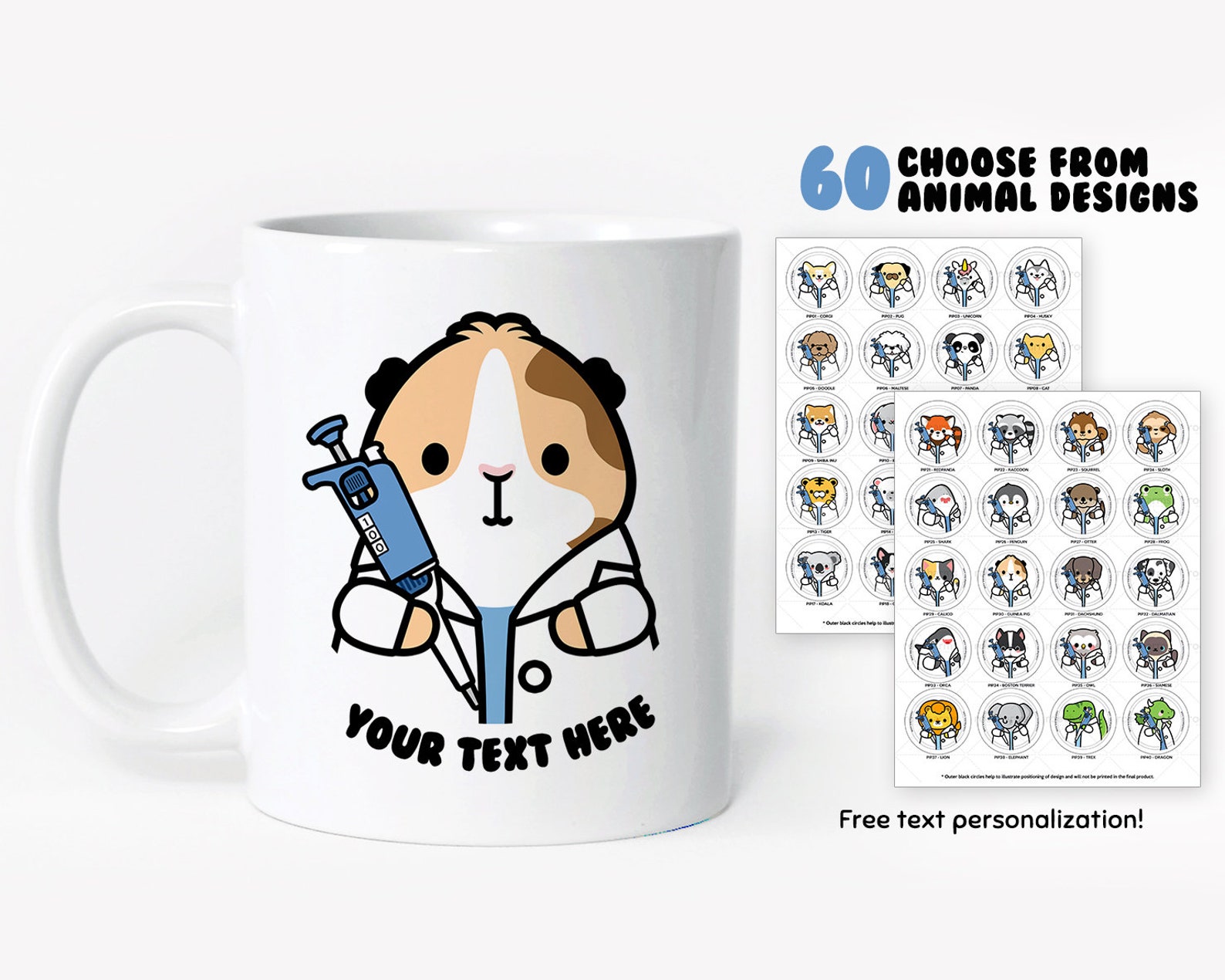 Personalized Science Mug Lab Tech Scientist Gift Lab Gift Etsy