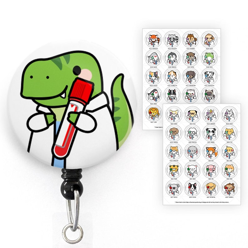 Medical Laboratory Scientist Badge Reel MLS Lanyard, MLT ID Holder Lab Tech Gift Lab Week, Phlebotomist, Blood Tube Researcher, Clinical Lab image 8