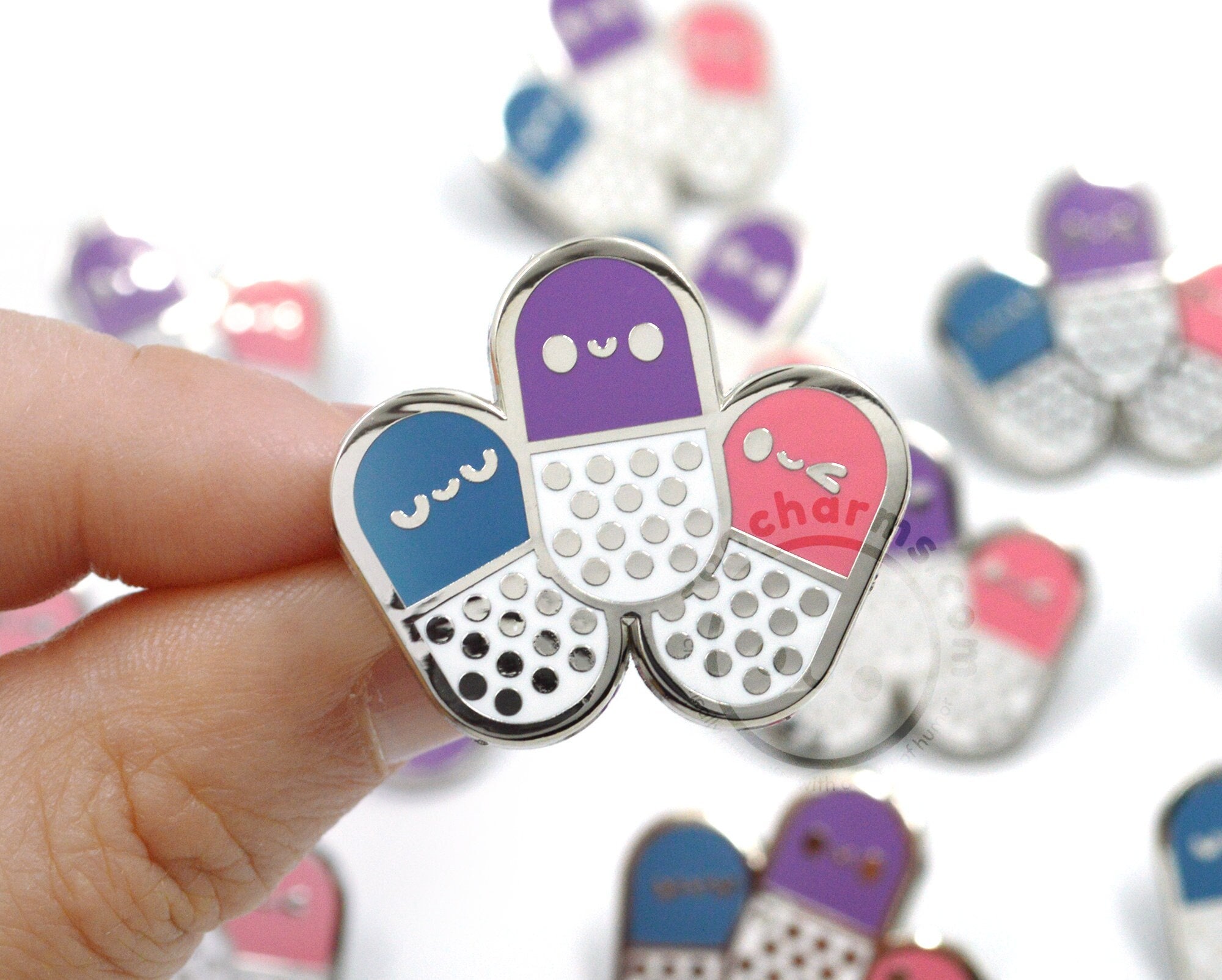 Cpht Pin Happy Pill Enamel Pin for Nurses, Nursing Students, Pharmacists ...