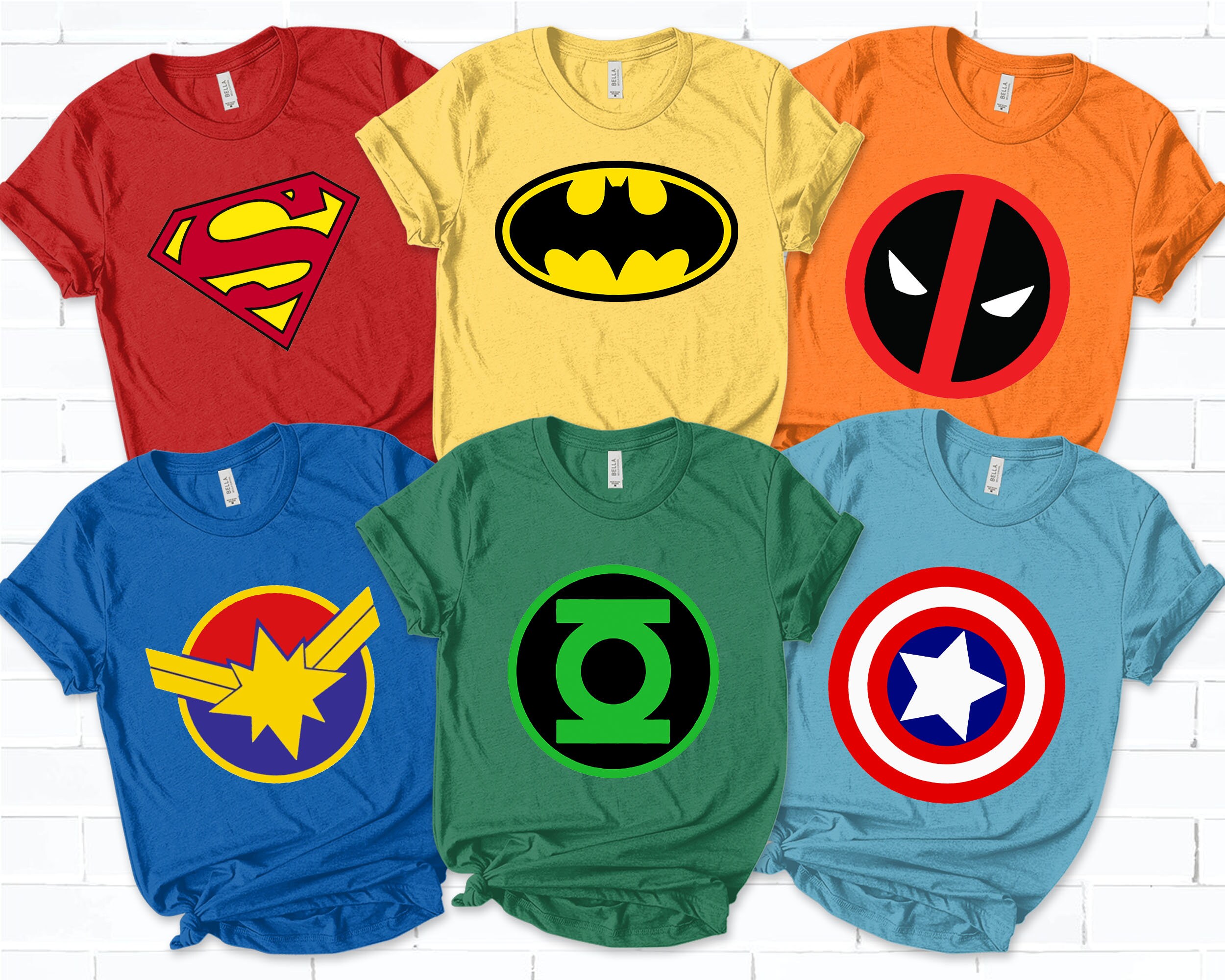 super heroes shirts