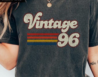 Retro 1996 Birthday Shirt, Vintage 30th Birthday Gift