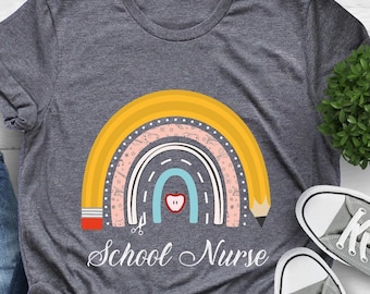 School Nurse Shirt, School Nurse Gifts, School Nurse T Shirt, Registered Nurse Shirt, Nurse Appreciation, Nurse Graduation Gifts, Nurse Gift