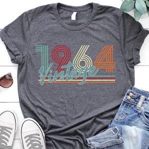 61st Birthday Shirt, Vintage 1964 Shirt, 61st Birthday Gift For Women, 61st Birthday Gift For Men, 61st Birthday Woman, 61st Birthday Friend