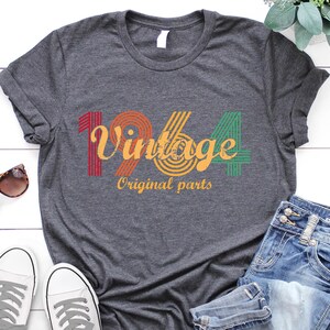 61st Birthday Shirt, Vintage 1964 Shirt, 61st Birthday Gift For Women, 61st Birthday Gift For Men, 61st Birthday Woman, 61st Birthday Friend