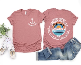 Custom Caribbean Cruise Shirt, Family Matching T-Shirt