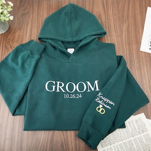 Custom Mr and Mrs Sweatshirt,Personalized Couple Hoodie,Wedding Gift,His and Hers Matching Set,Bride and Groom Apparel,Custom Fiance Sweater