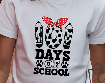 101 Days of School Dalmatian Shirt, Teacher Gift