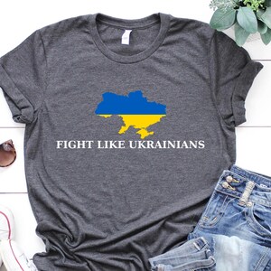 Fight Like Ukrainians Shirt, Zelensky shirt, Ukraine Shirt, Support Ukraine Shirt, Ukraine Military Shirt, I Stand With Ukraine T-Shirt