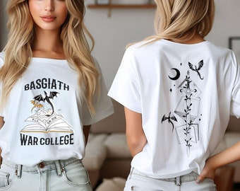 Fourth Wing Shirt: Basgiath War College Dragon Rider Tee
