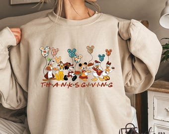 Mickey and Friends Thanksgiving Sweatshirt or Hoodie