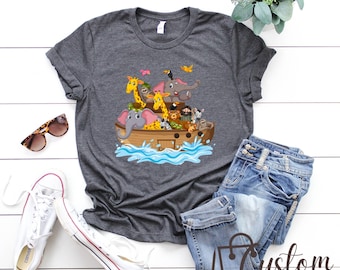 Funny Noah's Ark T-Shirt: Christian Kids Tee, Birthday Gift