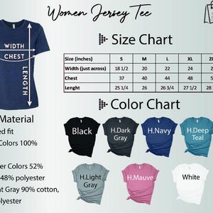 a women's size chart for a t - shirt