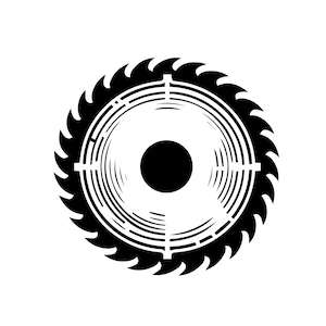 Saw Blade SVG Files | Circular Saw Blade Cut Files | Table Saw Blade Vector Files | Skill Saw Blade Vector | Tools Clip Art |