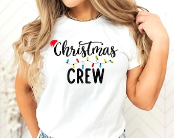 Christmas Crew Shirt, Holiday Family Matching Tee, Family Christmas T-Shirt