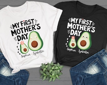 First Mother's Day Shirt 2025, Our First Mother's Day Shirt, New Mommy Tees, Mother's Day Matching Outfit, Mom and Baby Matching Gift Shirt