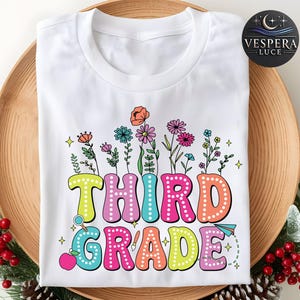Custom Third Grade Teacher Shirt, Personalized 3rd Grade Teacher Shirt, 3rd Grade T-Shirt, First Day of School Shirt, Back to School T-Shirt