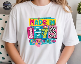 Vintage 1975 Birthday T-Shirt, 51th Birthday Gift