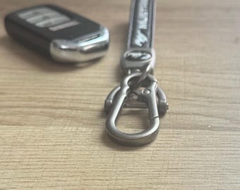 Zwarte autosleutelhanger geschikt voor Mustang