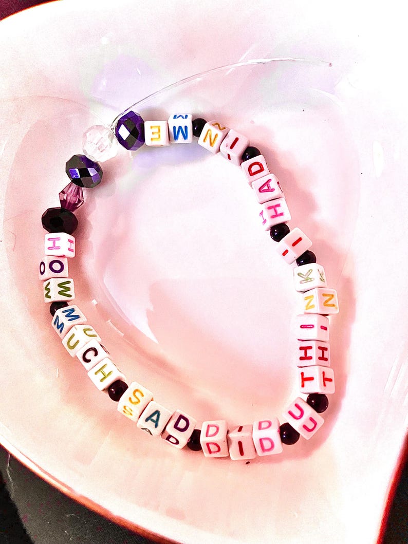 Funny Unhinged TTPD Friendship Bracelet – Humorous Swiftie Gag Gift how much sad did you