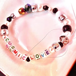 Funny Unhinged TTPD Friendship Bracelet – Humorous Swiftie Gag Gift cosmic love