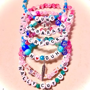 Sabrina Carpenter Inspired friendship Bracelet - Short and Sweet Tour outfit accessories - New Single “Manchild” -Man’s Best Friend Era