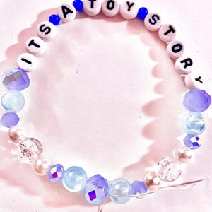 Taylor Swift-inspirerat armband med soundtrack | Smycken inspirerade av Toy Story-eran | Söta nostalgiska TS5-pärlarmband bild 12