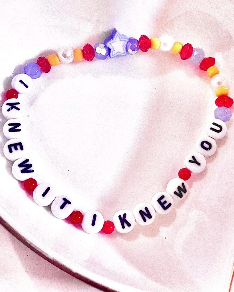 Taylor Swift-inspirerat armband med soundtrack | Smycken inspirerade av Toy Story-eran | Söta nostalgiska TS5-pärlarmband bild 17