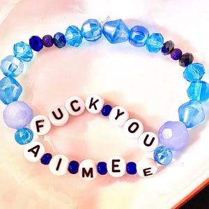 Funny Unhinged TTPD Friendship Bracelet – Humorous Swiftie Gag Gift f you Aimee