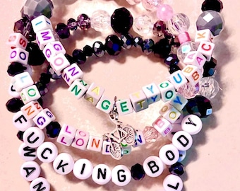 Funny Unhinged TTPD Friendship Bracelet – Humorous Swiftie Gag Gift