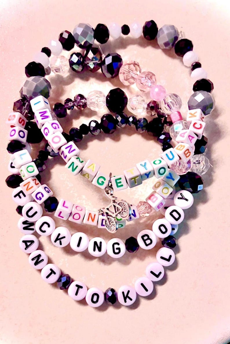 Funny Unhinged TTPD Friendship Bracelet – Humorous Swiftie Gag Gift image 1