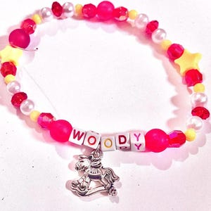 Taylor Swift-inspirerat armband med soundtrack | Smycken inspirerade av Toy Story-eran | Söta nostalgiska TS5-pärlarmband woody