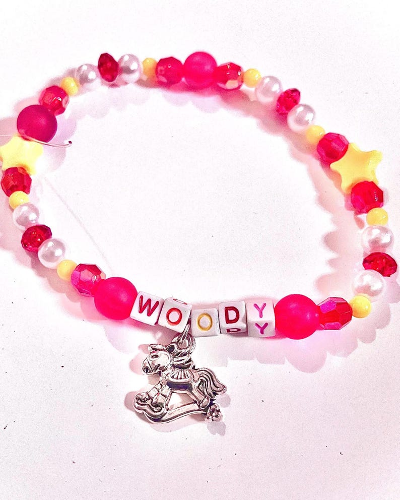 Taylor Swift-inspirerat armband med soundtrack | Smycken inspirerade av Toy Story-eran | Söta nostalgiska TS5-pärlarmband woody