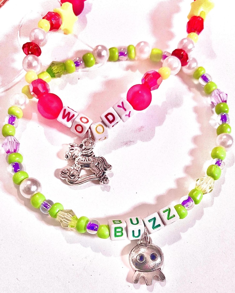 Taylor Swift-inspirerat armband med soundtrack | Smycken inspirerade av Toy Story-eran | Söta nostalgiska TS5-pärlarmband woody and buzz