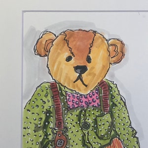 Teddy Bear Drawing &quot;Max&quot;