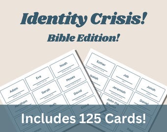 Identity Crisis Bible Game: Fun Card Game (Digital Download)