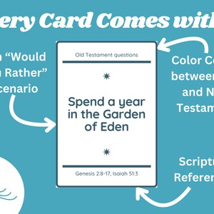 Bible "Would You Rather" Game | Bible This or That Questions for Kids and Adults | Christian Family Game | FHE, Youth Group, Sunday School image 2