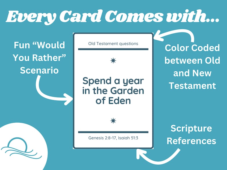 Bible "Would You Rather" Game | Bible This or That Questions for Kids and Adults | Christian Family Game | FHE, Youth Group, Sunday School image 2