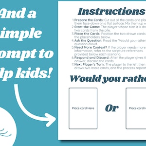 Bible "Would You Rather" Game | Bible This or That Questions for Kids and Adults | Christian Family Game | FHE, Youth Group, Sunday School image 5