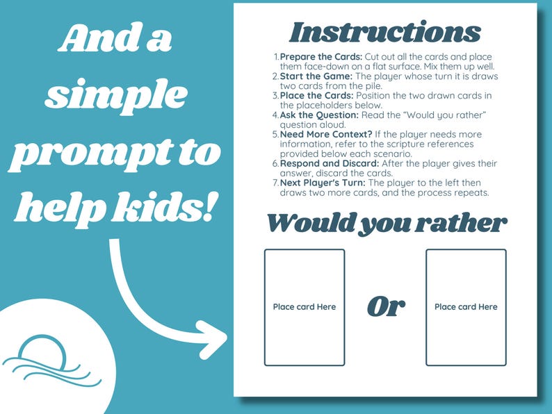 Bible "Would You Rather" Game | Bible This or That Questions for Kids and Adults | Christian Family Game | FHE, Youth Group, Sunday School image 5
