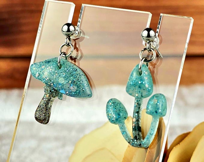 Ball Post Mushroom Earrings