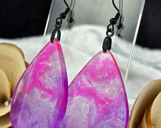 Tye Dye Glow in the Dark Earrings