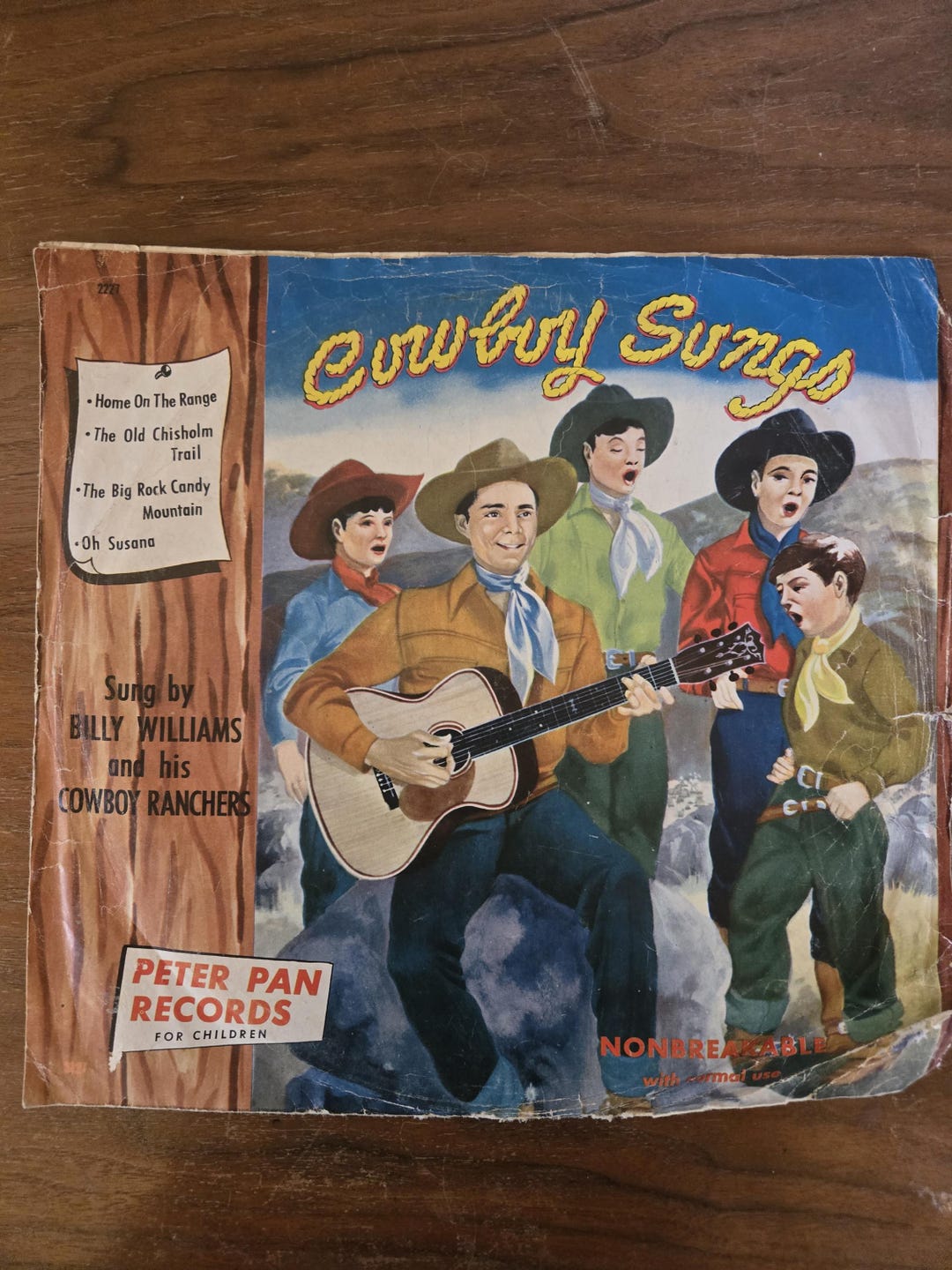 Cowboy Songs (sung by Billy Williams and His Cowboy Ranchers) - Etsy