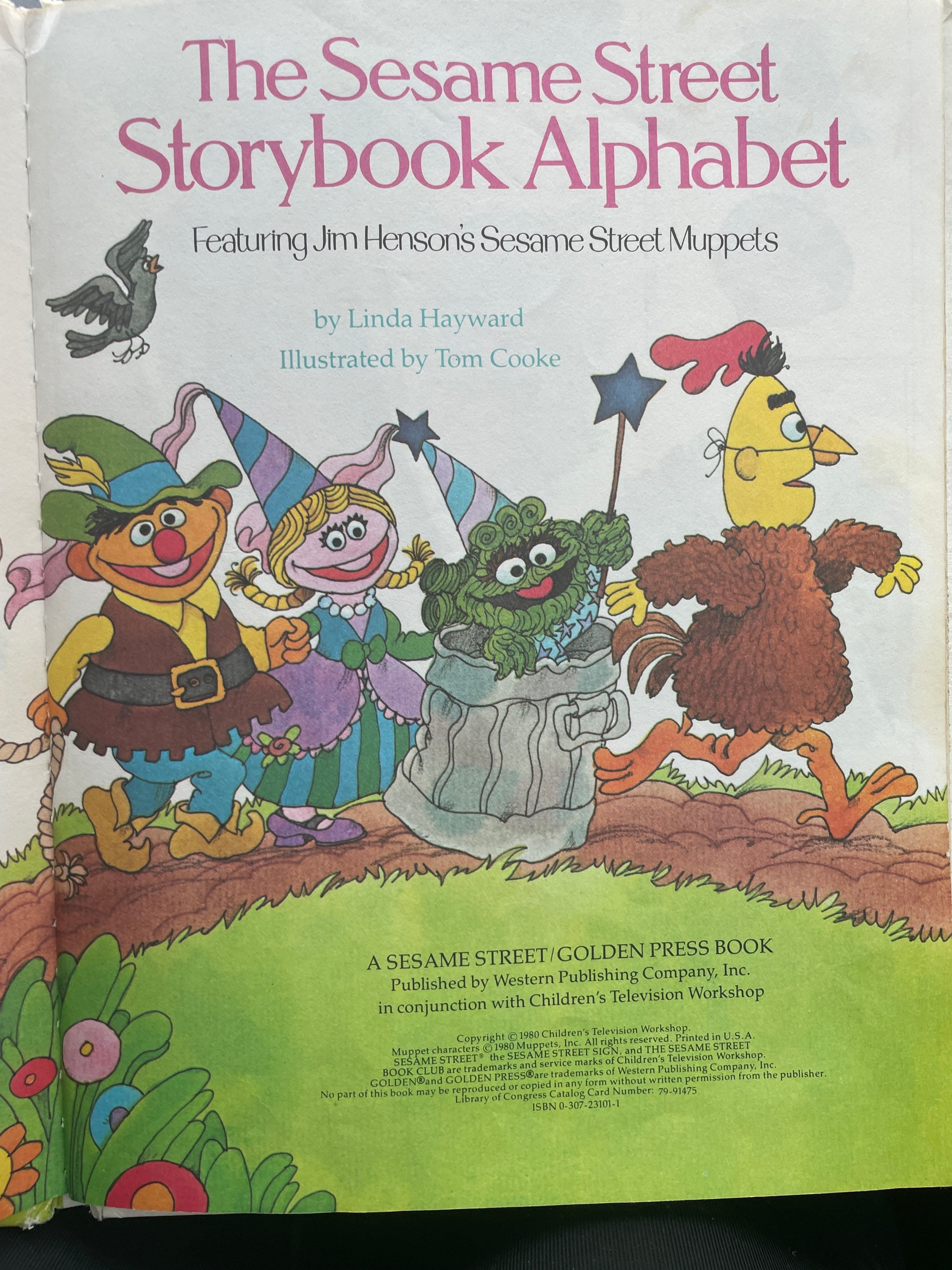 Vintage Sesame Street Storybook Alphabet Book - Etsy Australia