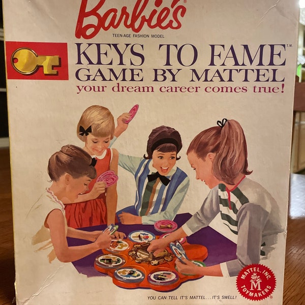 Vintage Barbie Board Game - Etsy
