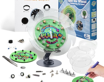 Kit de soudure Spin the Wheel - Jeu électronique DIY - Apprenez les circuits et les compétences STEM - Construisez votre propre roue interactive - Cadeau pour adolescent