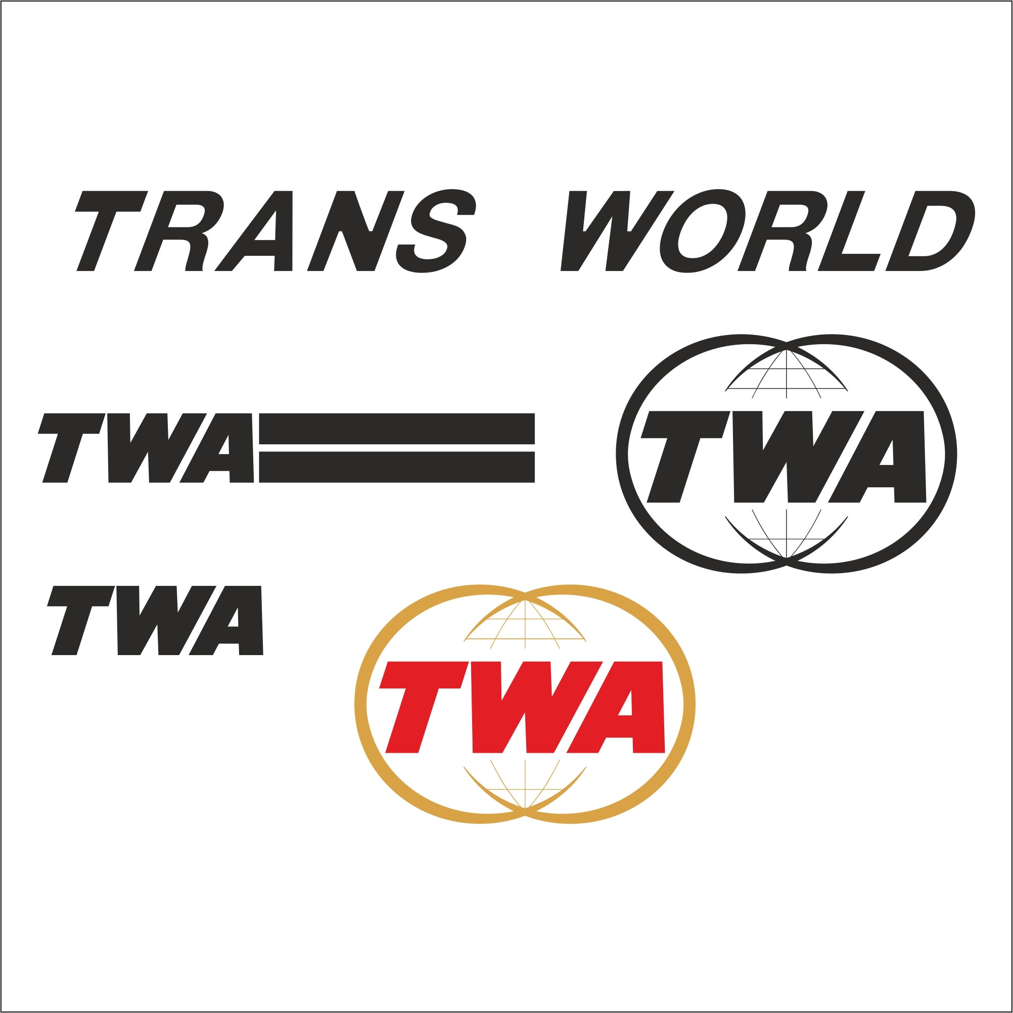 トランスワールド航空 SVG ベクター - Etsy 日本