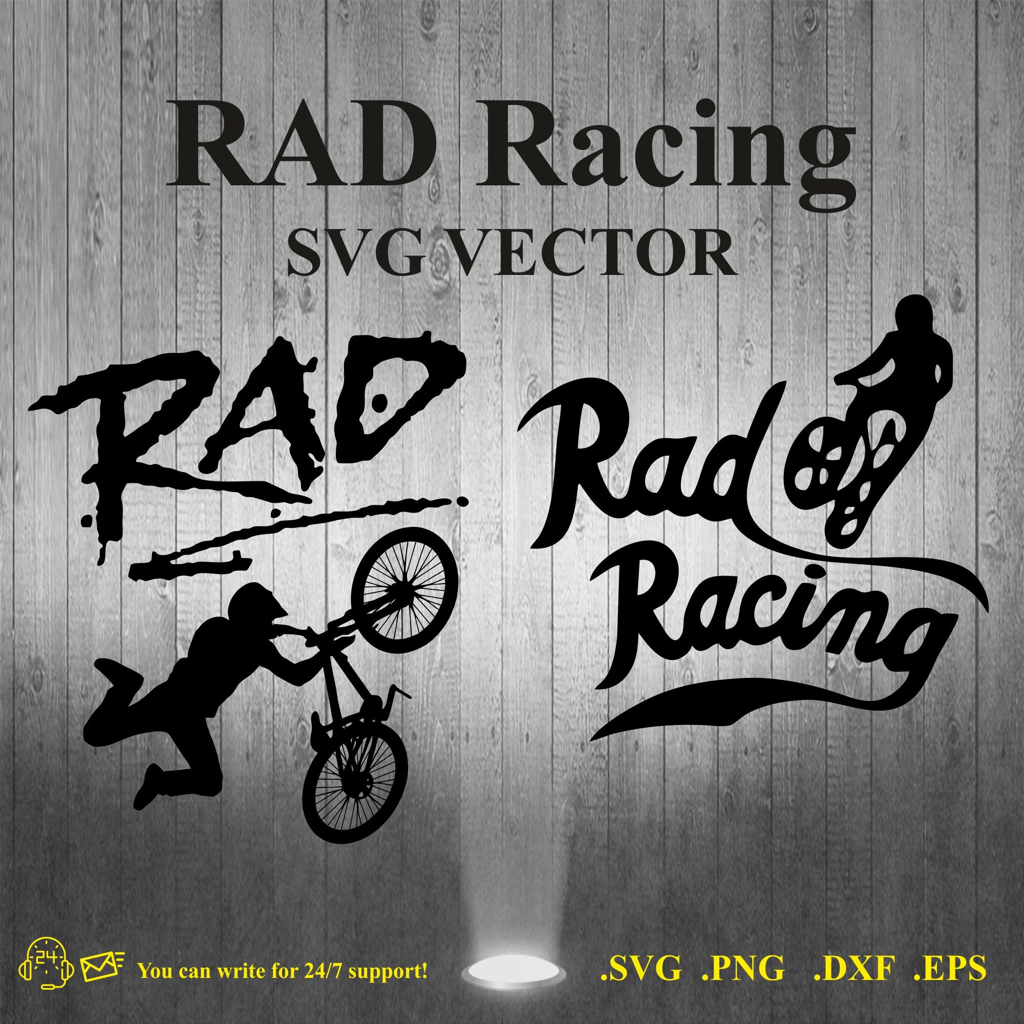 Rad Racing Svg vector